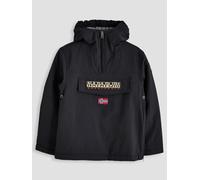 NAPAPIJRI Boys Rainforest Half-Zip Hooded Jacket, Black, Size 16 Years Black