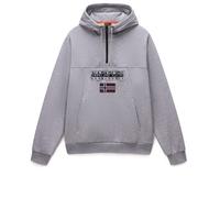 Napapijri - Burgee Half Zip Hoodie 2.0 - Hoodie size M, grey