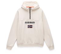 Napapijri - Burgee Half Zip Hoodie 2.0 - Hoodie size XXL, sand/white