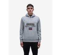 Napapijri Burgee Winter Hoodie light grey black red - XS