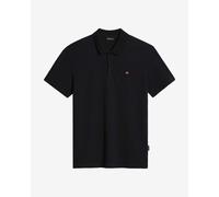Napapijri Ealis Micro Flag Polo Shirt - Black - Mens S