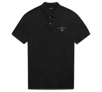 Black Cotton Men Polo Shirt - male - Napapijri - Polo Shirts - Black - M - Tops M