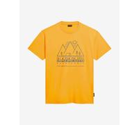 Napapijri Faber Short Sleeve T-Shirt Yellow - S