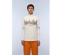 Napapijri Fiemme Jersey Short Sleeve T-Shirt - Beige - X Large