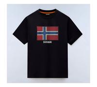 T-shirt Napapijri S-Flag Tiki Noir S