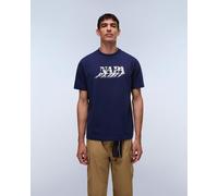 Napapijri Lodestar Short Sleeve T-Shirt Navy Blue - L