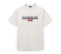 Napapijri Men's Aylmer Graphic T-Shirt, Beige Dimity, Beige Dimity, L