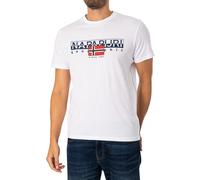 Napapijri Aylmer Short Sleeve T-shirt White M Man