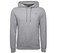 Napapijri Mens Balis Fleece Hoody Medium Grey Melange XXL