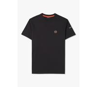 NAPAPIJRI Mens Bollo Badge T-Shirt In Black Mens Clothing Size: XL, Colour: Black Fabric