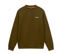 Napapijri Mens Box Logo Cotton Crew Neck Straight Sweatshirt GT57286