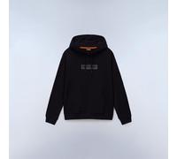 Napapijri Mens Box Logo Cotton Loose Fit Hoodie GT37215