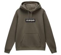 Napapijri Mens Box Logo Cotton Loose Fit Hoodie GT37215
