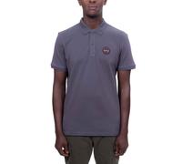 Napapijri Men's Polo Shirt Epy Short Sleeve Spoken Collar Dark Grey XXL