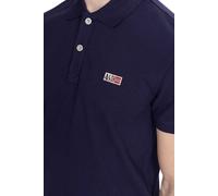 Napapijri Men's Eruggy Short Sleeve Polo Shirt Navy Blue S