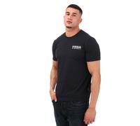 Napapijri Mens Kasba Logo Crew T-Shirt in Navy Cotton - Size Small
