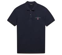 Napapijri Men's Polo Shirt ELBAS 4 - Short Sleeve Blue - EU XXL