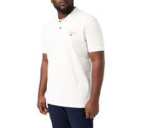 NAPAPIJRI - Men's Polo Shirt with Logo Patch, Bright White 002, XXL
