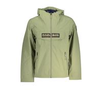 Napapijri Mens Rainforest Jacket Military Green - Sage Green Nylon - Size Small
