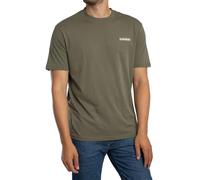 Napapijri Men's Relaxed T-Shirt with Small Box Logo, Tea Leaf, Tea Leaf, XL