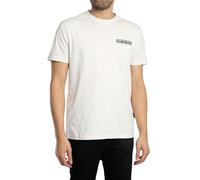 Napapijri Men's Relaxed Vignoni Back Graphic T-Shirt, White Whisper, L