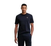 Napapijri Men's S-Badge Ss 1 Undershirt, Navy Blue, L