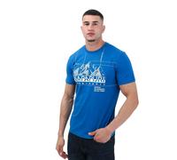 Napapijri Mens S Frame Crew Neck T-Shirt - Blue - S - Blue
