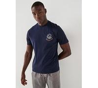 NAPAPIJRI Men's S-Yukis T-Shirt - Blue, Blue, Size L, Men Blue