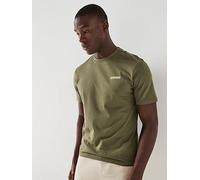 NAPAPIJRI Men's Small Box Logo T-Shirt - Green, Green, Size 2Xl, Men Green