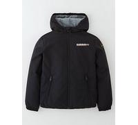 Napapijri A-scott Jacket Black 10 Years Boys,Girls