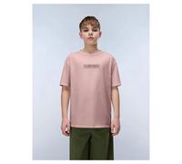 Napapijri New Box Logo Short Sleeve T-shirt Pink 8 Years Kids