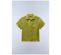 Napapijri Linen 1 Short Sleeve Shirt Green XL Men