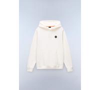 Men's Napapijri B-Badge Loopback Hooded Sweat - Tan