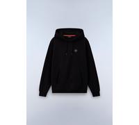 Men's Napapijri B-Badge Loopback Hooded Sweat - Tan