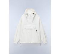 Napapijri Rainforest Next Hooded Windbreaker Jacket Soft White