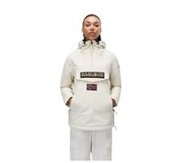 Waterproof jacket with kangaroo pocket for women Napapijri Rainforest 4 Beige XL