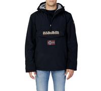 Napapijri Rainforest Winter 3 Mens Hooded Anorak - Black Nylon - Size 3XL