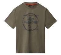 Napapijri - S-Bald S/S - T-shirt size S, brown/olive