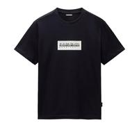Napapijri S-Box Logo SS Men's Camiseta (Pack of 1), Azure, L
