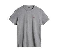 Napapijri Salis Summer T-Shirt Black, Medium Grey 1601, M