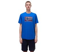 Napapijri Semiles Short Sleeve T-Shirt Blue