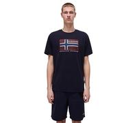 Napapijri Semiles Short Sleeve T-Shirt Navy Blue