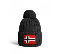 Napapijri Semiury 5 Bobble Hat - Dark Grey Melange 197 - Dark Grey Melange 197 - One Size