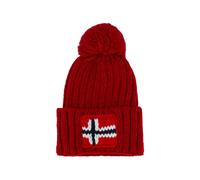 Napapijri Semiury pompom-detail beanie hat - Red OS