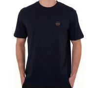 NAPAPIJRI Mens Badge T-Shirt, Blue, Size Xl, Men Blue
