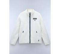 Napapijri Tynik Zip Up Funnel Neck Fleece Jacket Beige