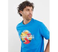 Napapijri Valdor Graphic T-Shirt - Blue Napapijri Napapijri Valdor Graphic T-Shirt - Blue Blue M