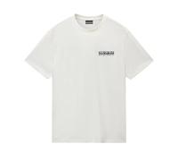 Napapijri Vignoni Back T-Shirt, White Heron (UK, Alpha, M, Regular, Regular, White Heron)