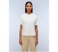 Napapijri Women's Aurora Short Sleeve T-Shirt - White Whisper - Size: Medium