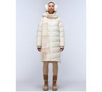 Napapijri Women's Ega Long Puffer Jacket - Beige - Size: Large